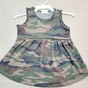Kids Camouflage Tank Top Nwot